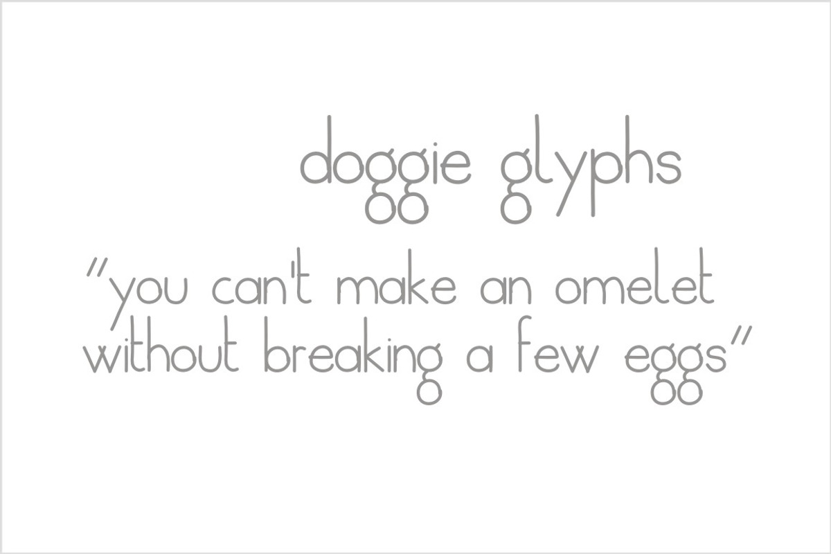 Doggie font preview 3
