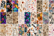 150 Boho Floral Seamless Patterns, a Pattern Graphic by mkStudioLab (Thumbnail 3 of 6)