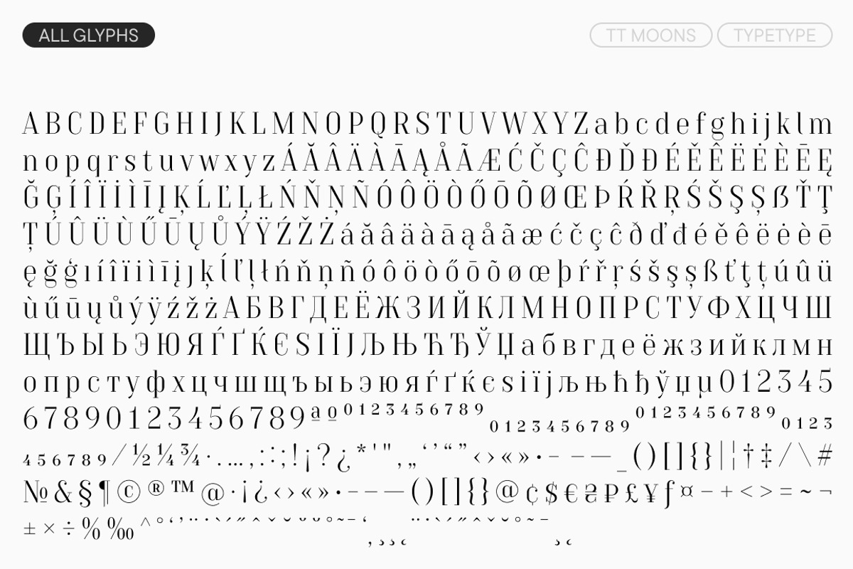 TT Moons, a Serif Font by TypeType (Photo 10 of 12)