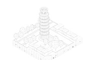 Cartoon Low Poly Pisa Tower Landmark, an Architecture 3D Model by Anton Moek (Thumbnail 6 of 6)