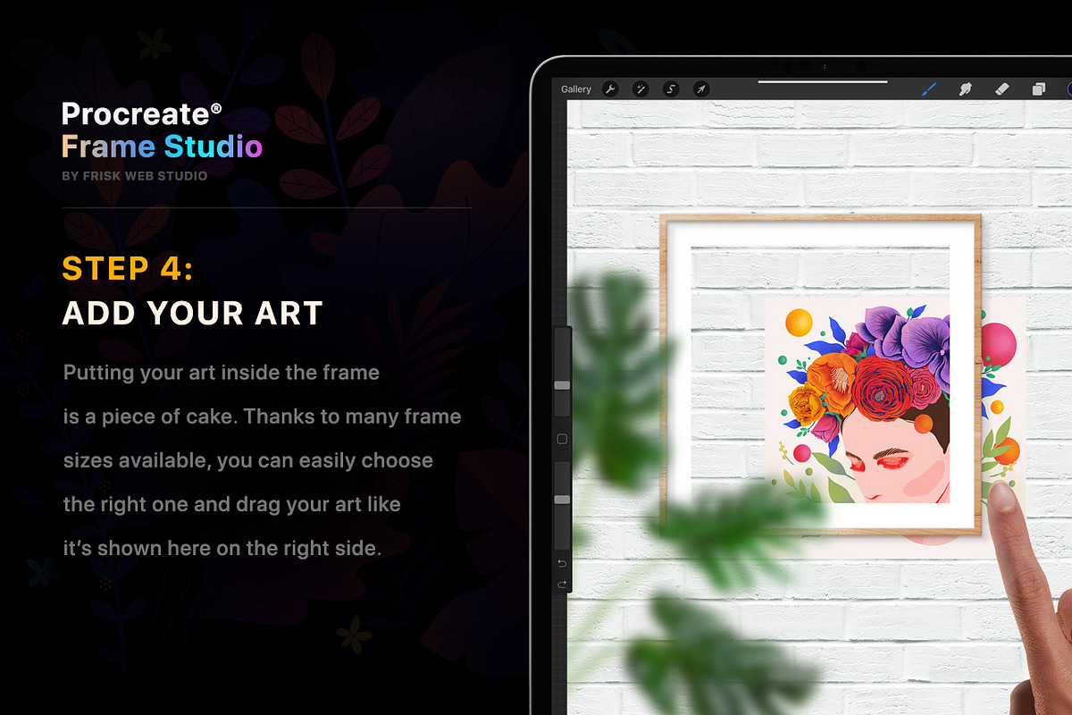 Procreate Frame Studio — Mockups, a Product Mockup by Frisk Shop (Photo 10 of 15)