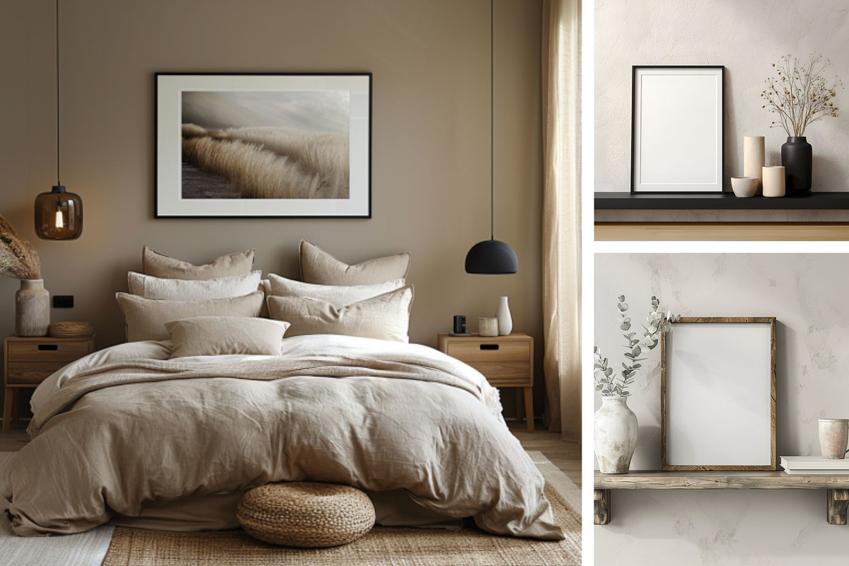 Neutral Interior Frame Mockup Canva, a Household Mockup by ARTOZEN DIGITAL (Photo 13 of 15)