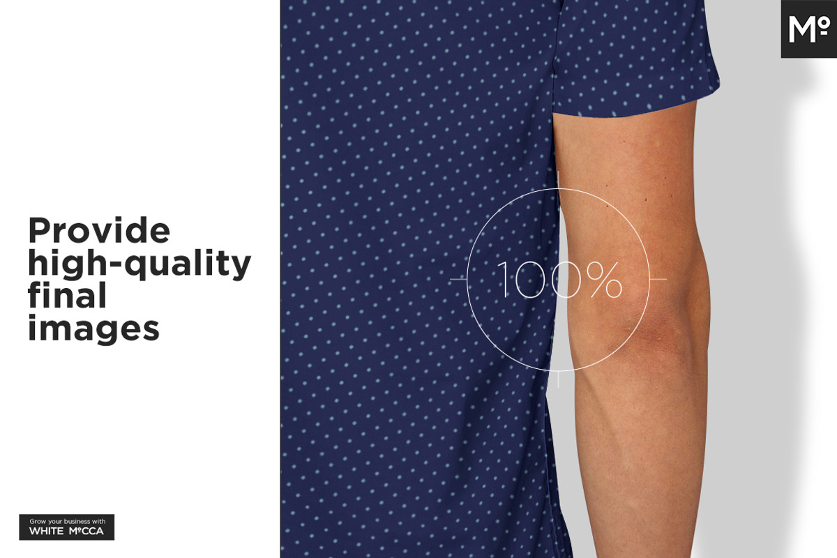 Short Sleeves Dress Shirt Mock-up, a Household Mockup by Mocca Mockups Store (Photo 9 of 9)