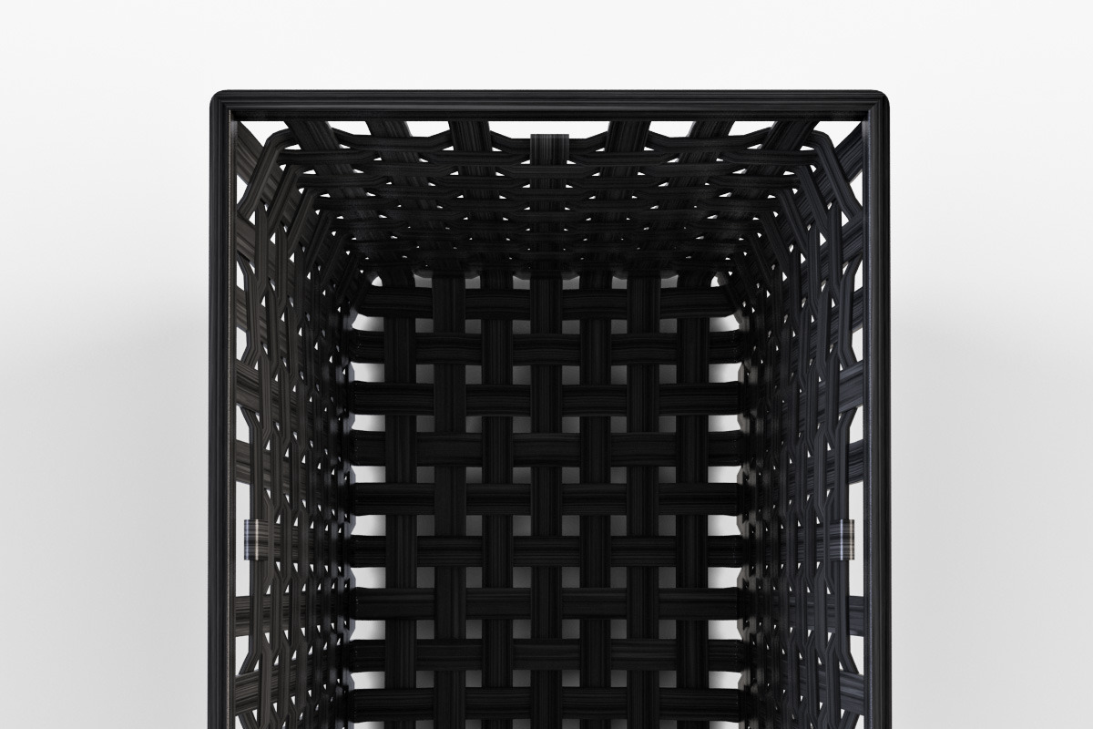 Wicker Basket Ikea Knarra 2 Black, an Object 3D Model by Markelos (Photo 4 of 10)