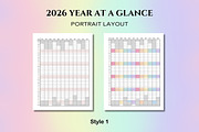 2026 Year at a Glance, a Templates & Theme by Adalin Shop (Thumbnail 3 of 12)