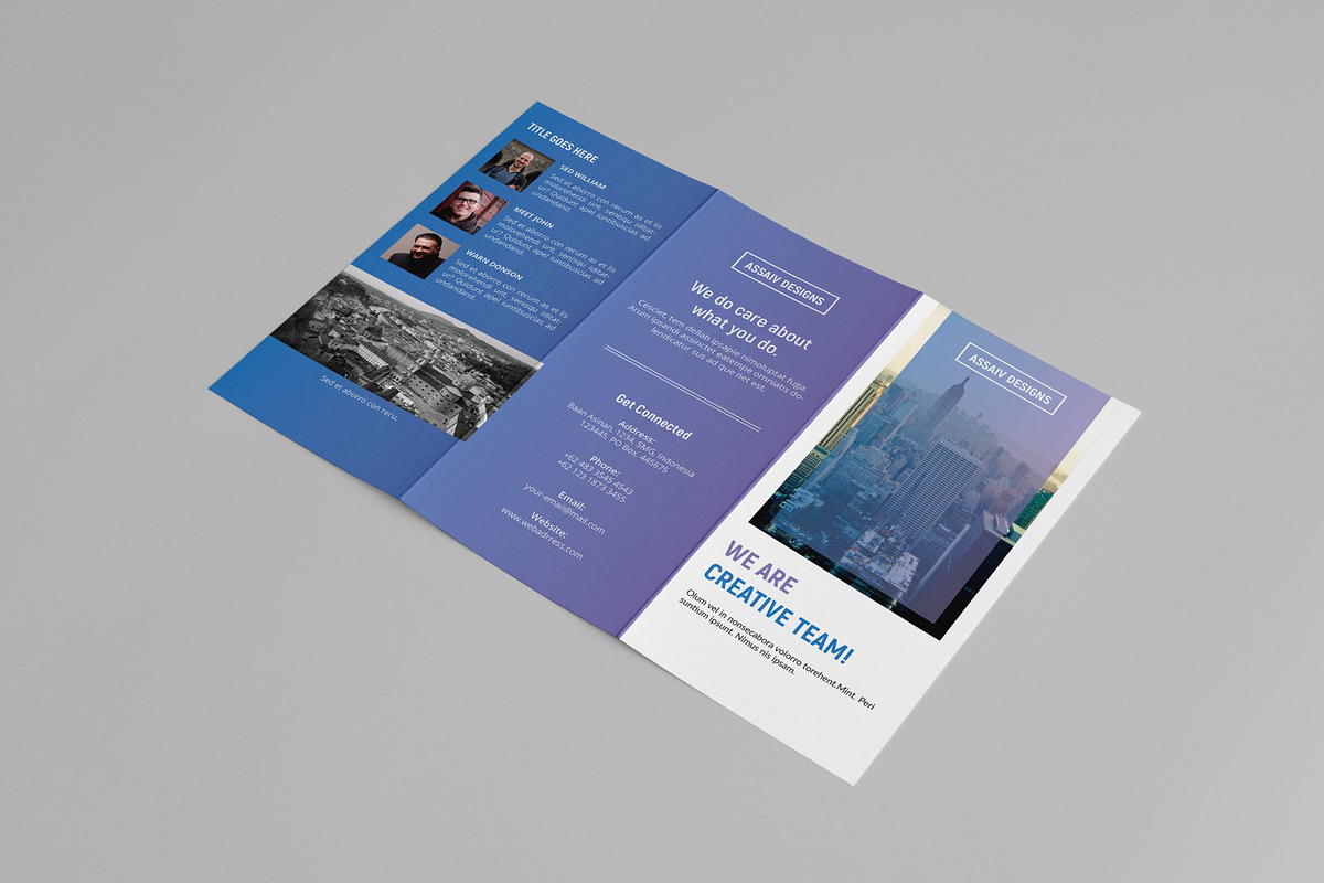 Corporate Trifold Brochure Template, a Brochure Template by assaiv (Photo 6 of 8)
