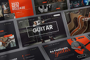Guitar Keynote Templates, a Presentation Template by Stock Shape (Thumbnail 4 of 8)