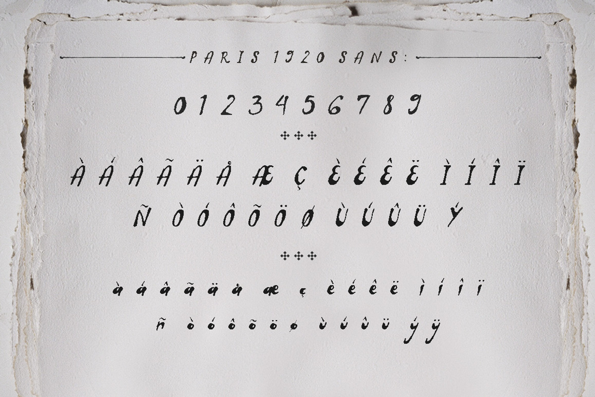 Paris 1920 Script & Sans preview 7