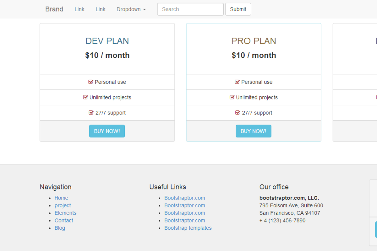 Landing page video background BS3.1., a Landing Page Template by Bootstraptor (Photo 4 of 4)