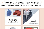Instagram Templates., a Templates & Theme by ConfettiBears (Thumbnail 1 of 5)