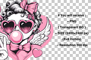 Cupid with Bubblegum PNG Clipart, an Illustration by Black Gallery (Thumbnail 12 of 14)
