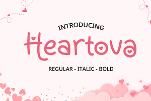 Valentine Font - Heartova, a Handwritten Font by Attype