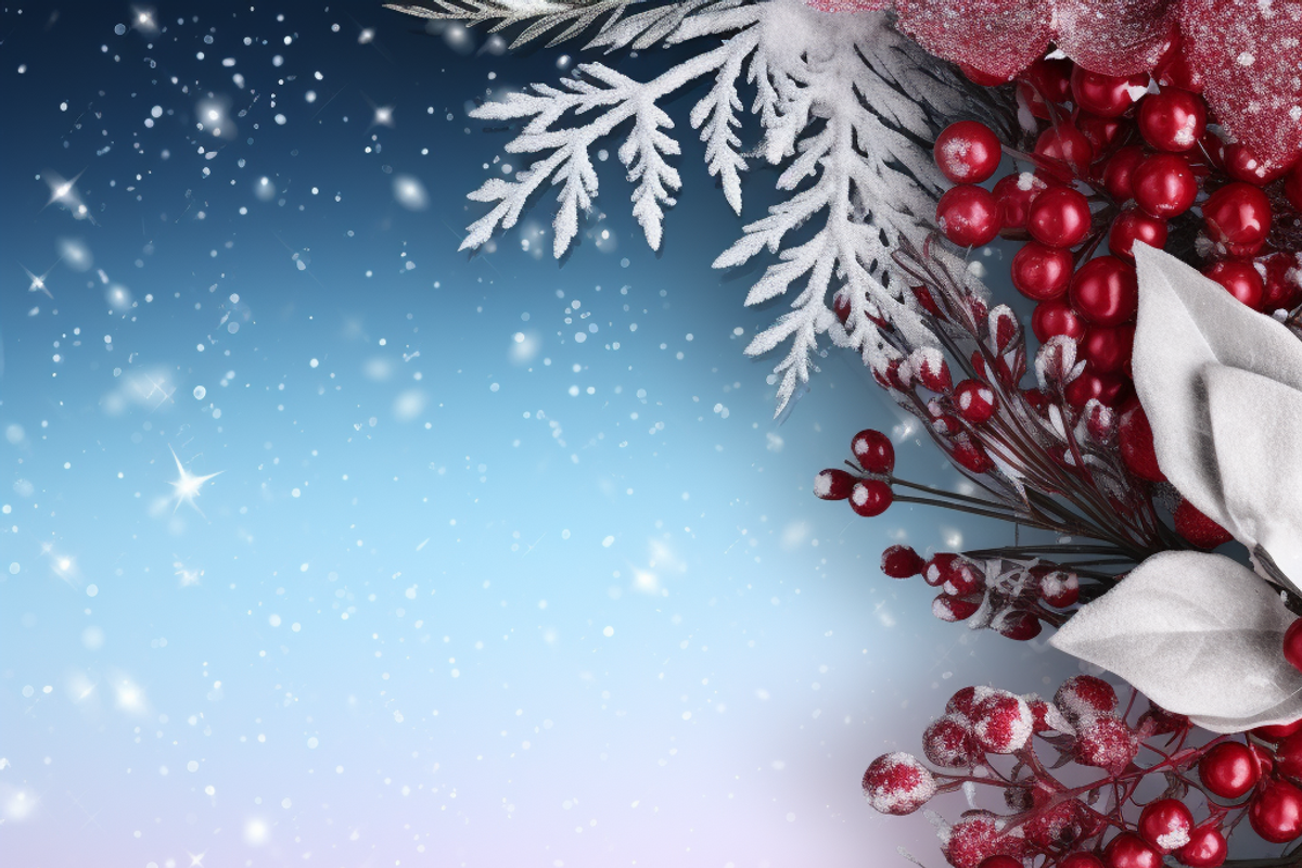 Holiday Border, a Background Graphic by Printable Treasure (Photo 3 of 4)