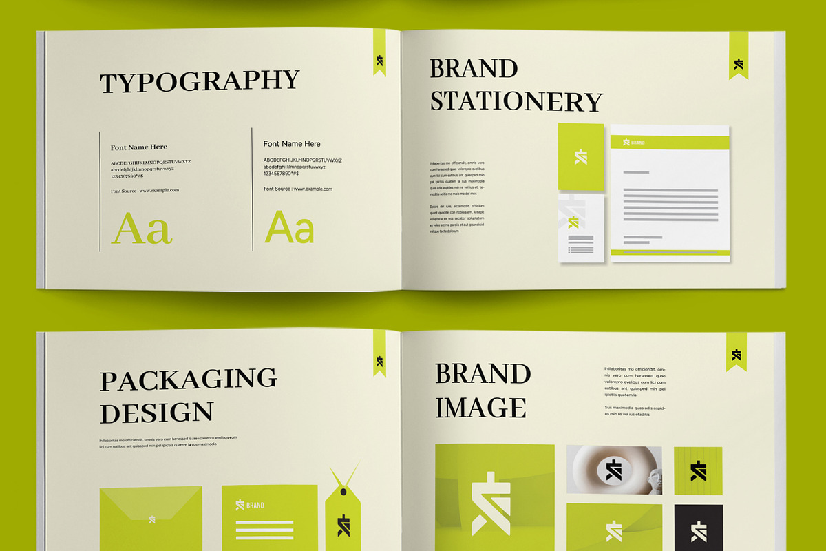 Minimal And Classic Brand Guideline, a Brochure Template by ContestDesign (Photo 5 of 5)