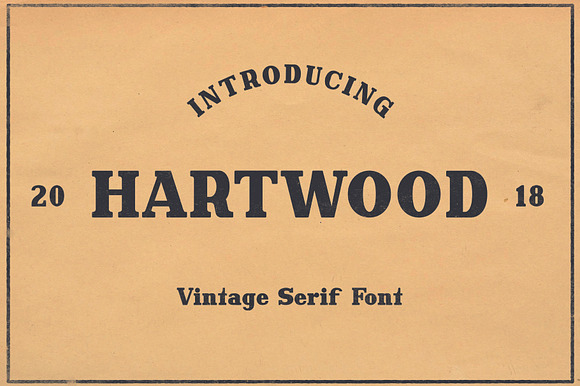 Hartwood Font preview 7