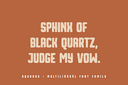Aquanus - Bold Eroded Font Family, a Handwritten Font by alpercakici (Thumbnail 4 of 14)