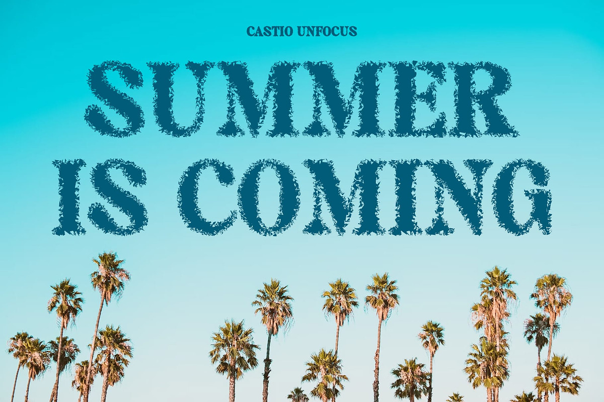 Castio Unfocus, a Serif Font by Craft Supply Co. (Photo 5 of 8)