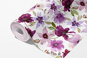 Watercolor Floral Pattern, a Pattern Graphic by PROTEA Watercolor Studio (Thumbnail 7 of 8)
