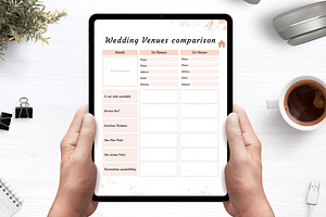 Digital Wedding Planner Canva Kdp