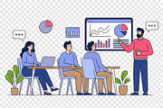 Business Strategy Presentation, a Work Illustration by Partikusi Design (Thumbnail 3 of 3)