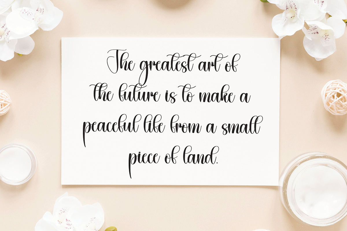 Dingbat | Script Font, a Handwritten Font by Scratchones (Photo 5 of 9)