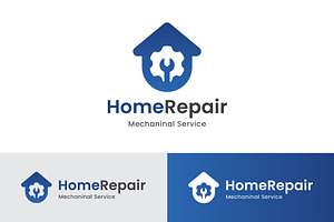 Home Repair Mechanic Logo