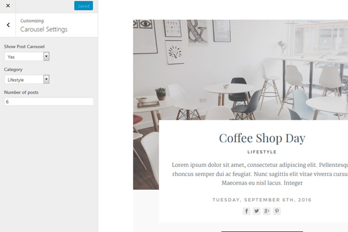 Lucienne / Blog & WooCommerce Theme, a WordPress Template by AlienWP (Photo 4 of 4)