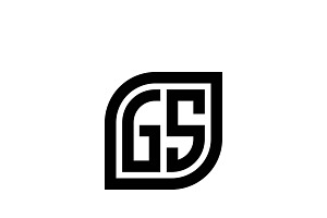 GS Logo Design Vector Template