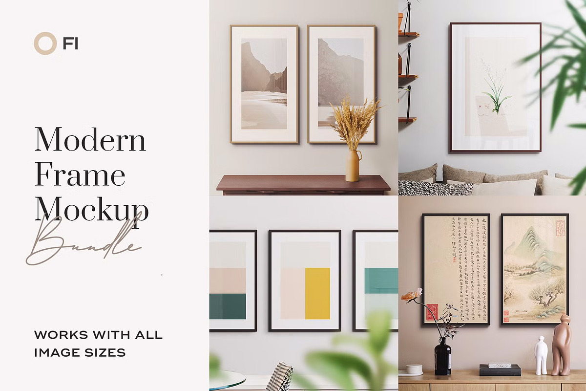 Frame Mockup Template Bundle Kit, a Product Mockup by FoundImages (Photo 1 of 27)