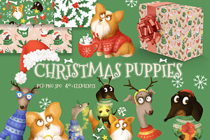 Christmas Puppies