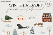 Winter memory Christmas, a Seasonal Illustration by LiChu Art (Thumbnail 23 of 30)