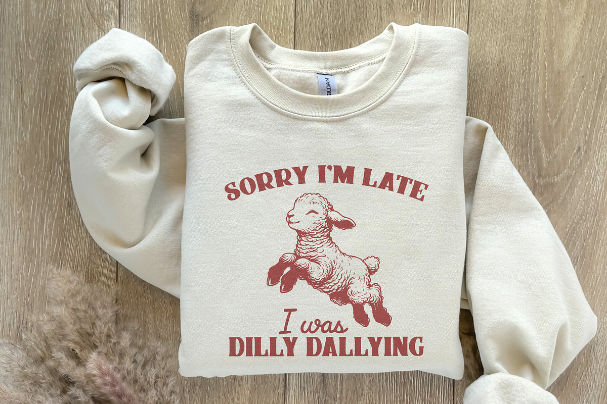 Sorry I'm Late I Was Dilly Dallying, an Illustration by SharpMarketplace (Photo 8 of 9)