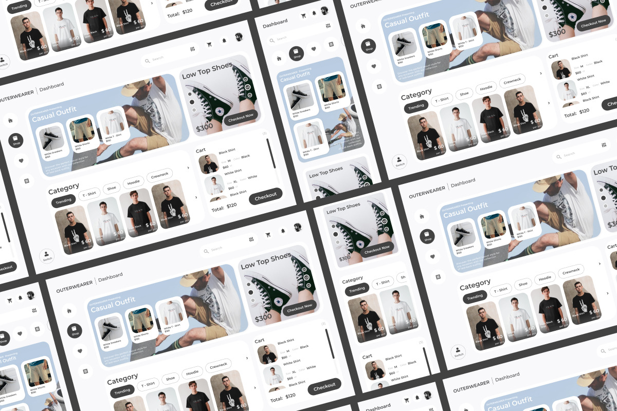 Outerwearer - Fashion Commerce Dashb, a Websites & App Template by twinstd (Photo 5 of 5)