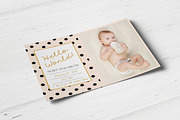 Newborn announcement template, an Invitation Template by annago (Thumbnail 2 of 2)