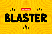 BLASTER, a Sans Serif Font by Pinisi ART (Thumbnail 1 of 10)