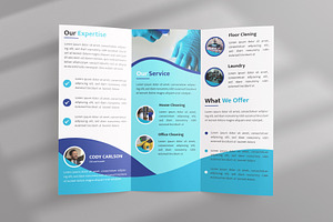 Cleaning Company Trifold Brochure