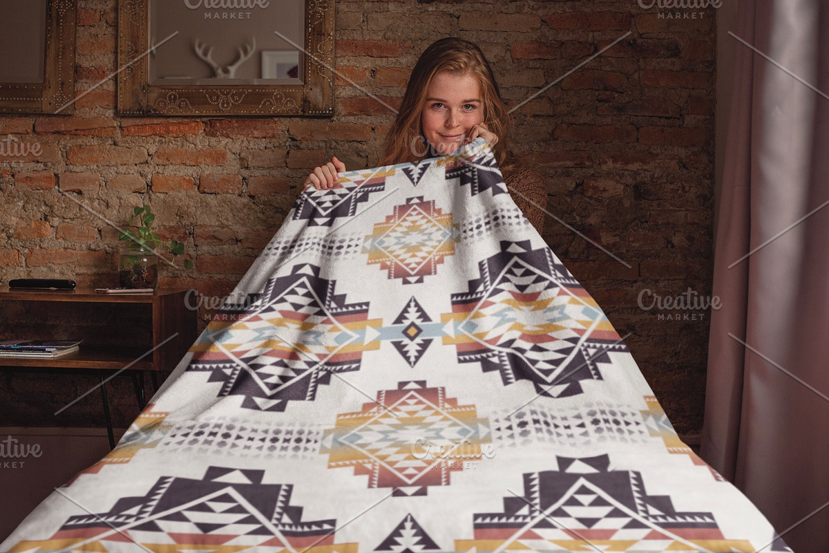 Beige Native American Pattern, a Pattern Graphic by PPEthnicDecorPattern (Photo 2 of 10)