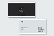 Minimal Business Card, a Business Card Template by Figtivedesigns (Thumbnail 1 of 4)