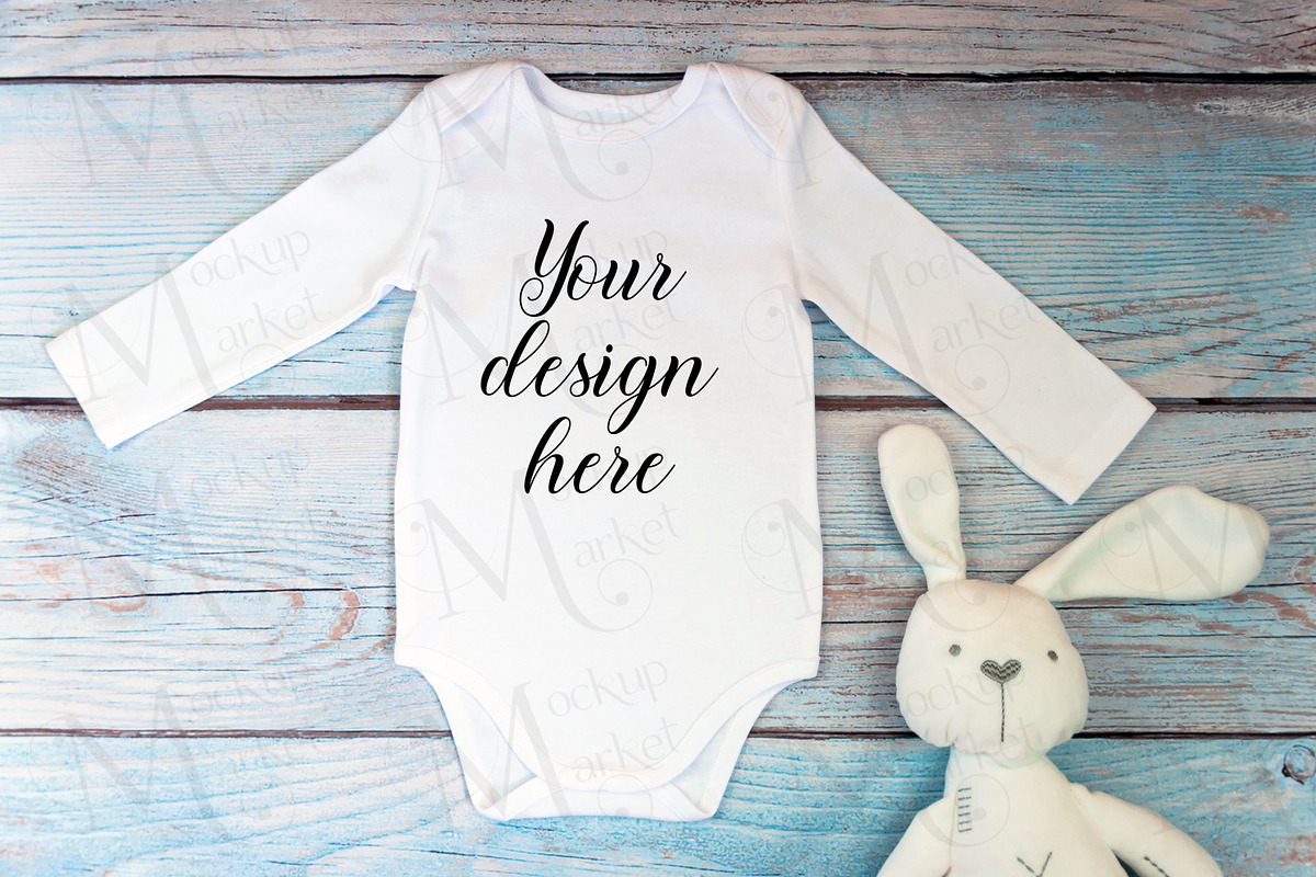 14 Bodysuit Mockup Bundle., a Print Template by MockupMarket (Photo 10 of 15)
