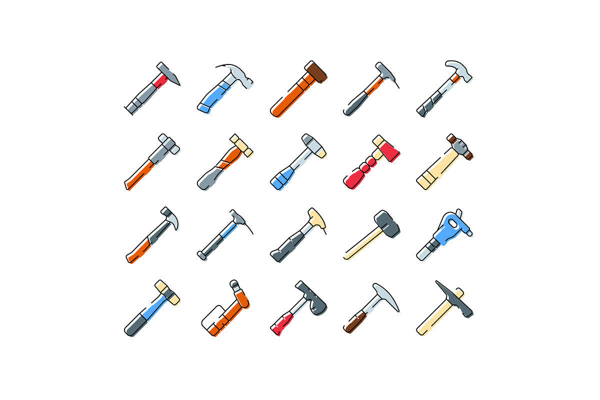 Hammer tool collection offering, an Object Graphic by pikepicture (Photo 1 of 3)