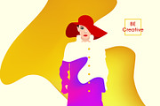 Fashion Girl Vector | Illustration, an Illustration by Modus Prime (Thumbnail 3 of 3)