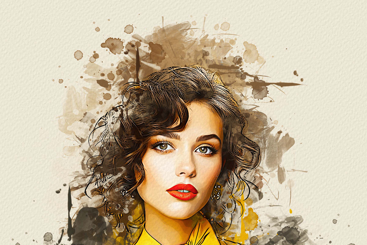 Watercolor Whimsy Photo Effect, an Action Add-On by MRI STUDIO (Photo 2 of 12)