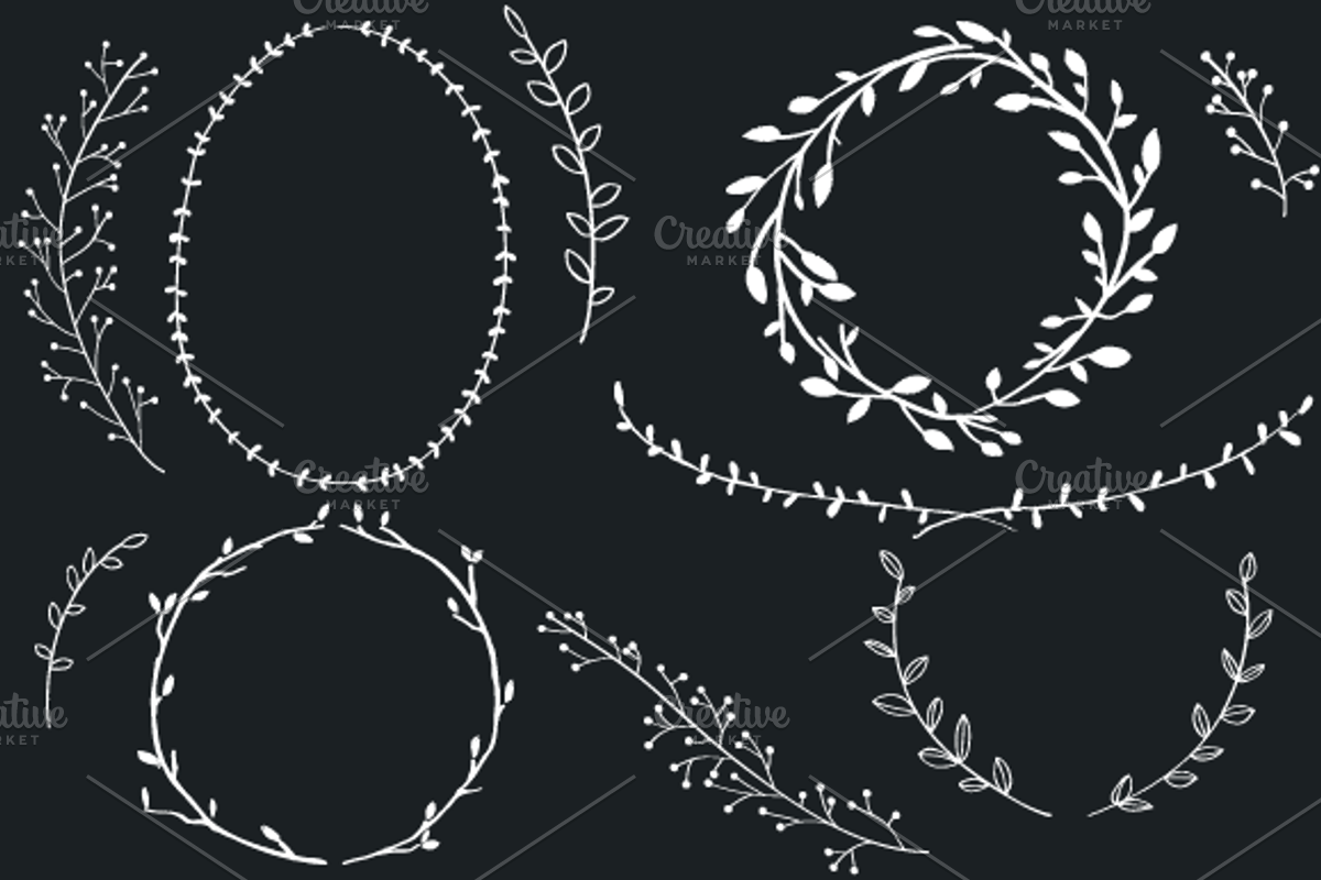 36 Wreaths & Laurels, an Illustration by Shh! Maker Design (Photo 3 of 5)