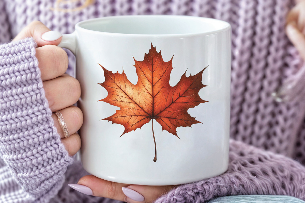 Burnt Orange Autumn Sublimation, an Illustration by CraftArtStudio (Photo 5 of 6)