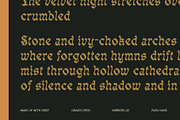 CS Monarch – Blackletter Font, a Sans Serif Font by Craft Supply Co. (Thumbnail 6 of 8)