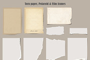 60 Realistic Photo Frames & Papers, a Texture Graphic by Imagination Area (Thumbnail 7 of 8)