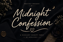 Midnight Confession - Script Font