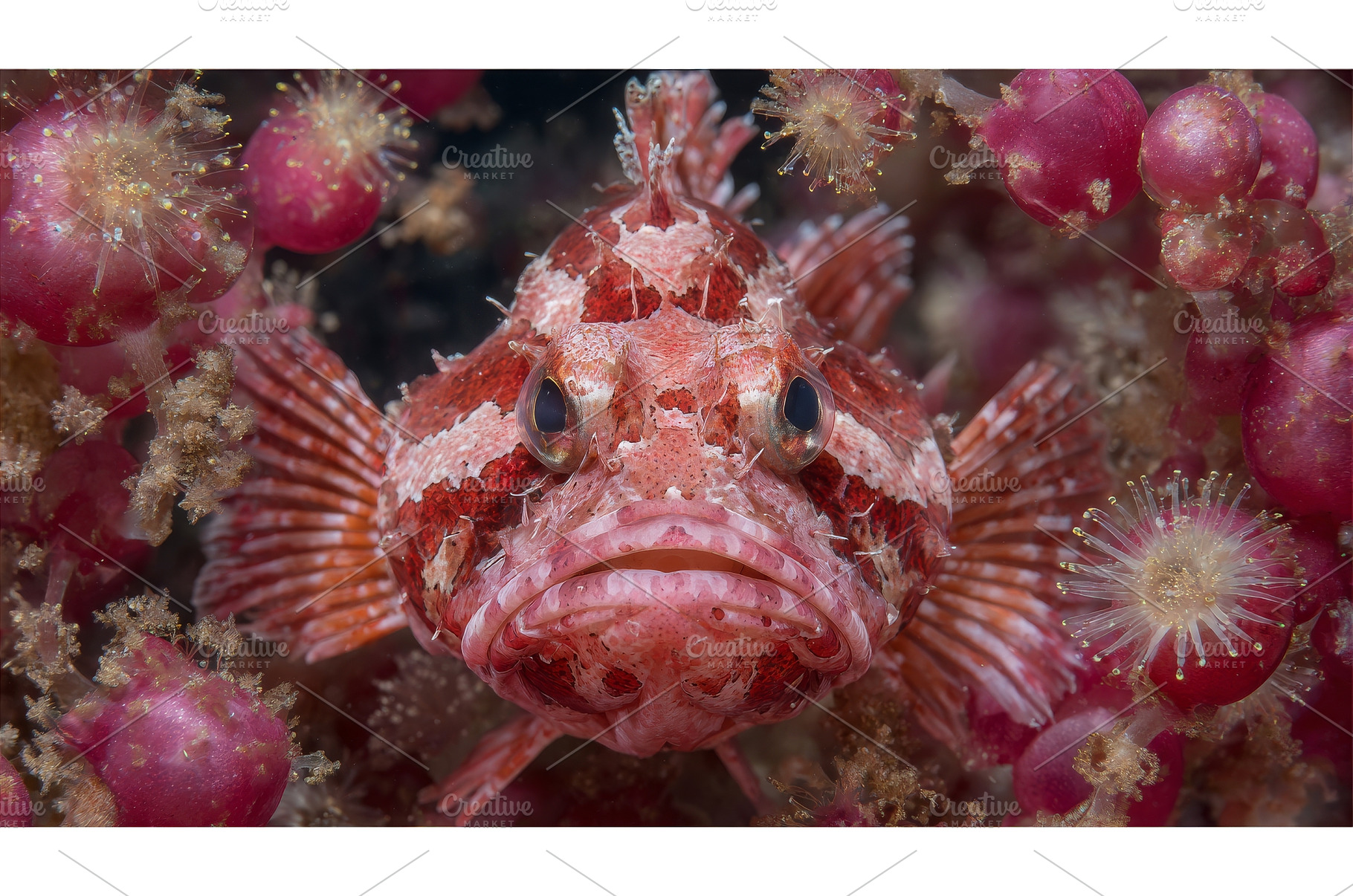 Among Colorful Coral in Crystal, an Animal Photo by ZinetroN