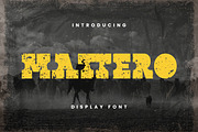 Mattero Font, a Serif Font by Haws.std (Thumbnail 1 of 5)