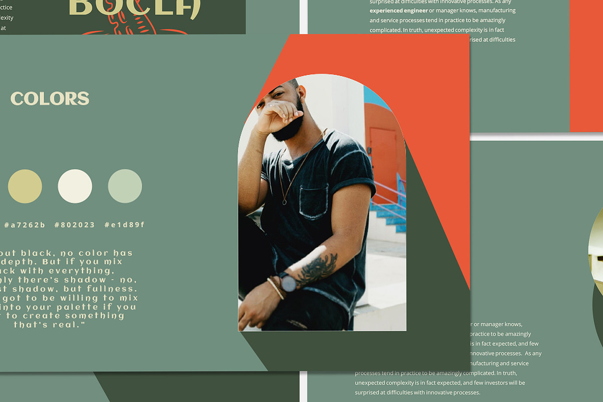 Bocla Brand Guidelines Keynote, a Presentation Template by temphall (Photo 8 of 9)